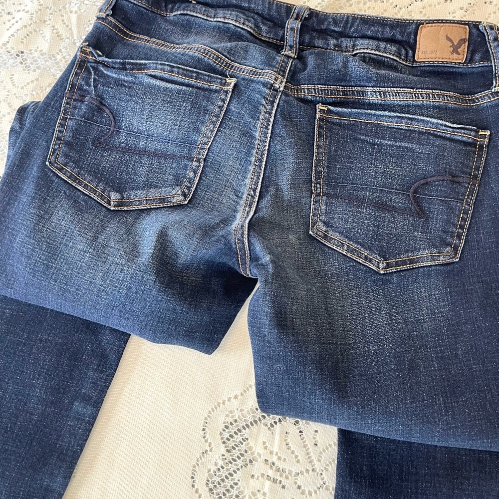 American Eagle Outfitters Blue Jeggings with Classic Denim Appeal - Picture 8 of 10